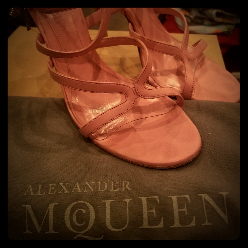 Alexander McQueen Pink Sandals